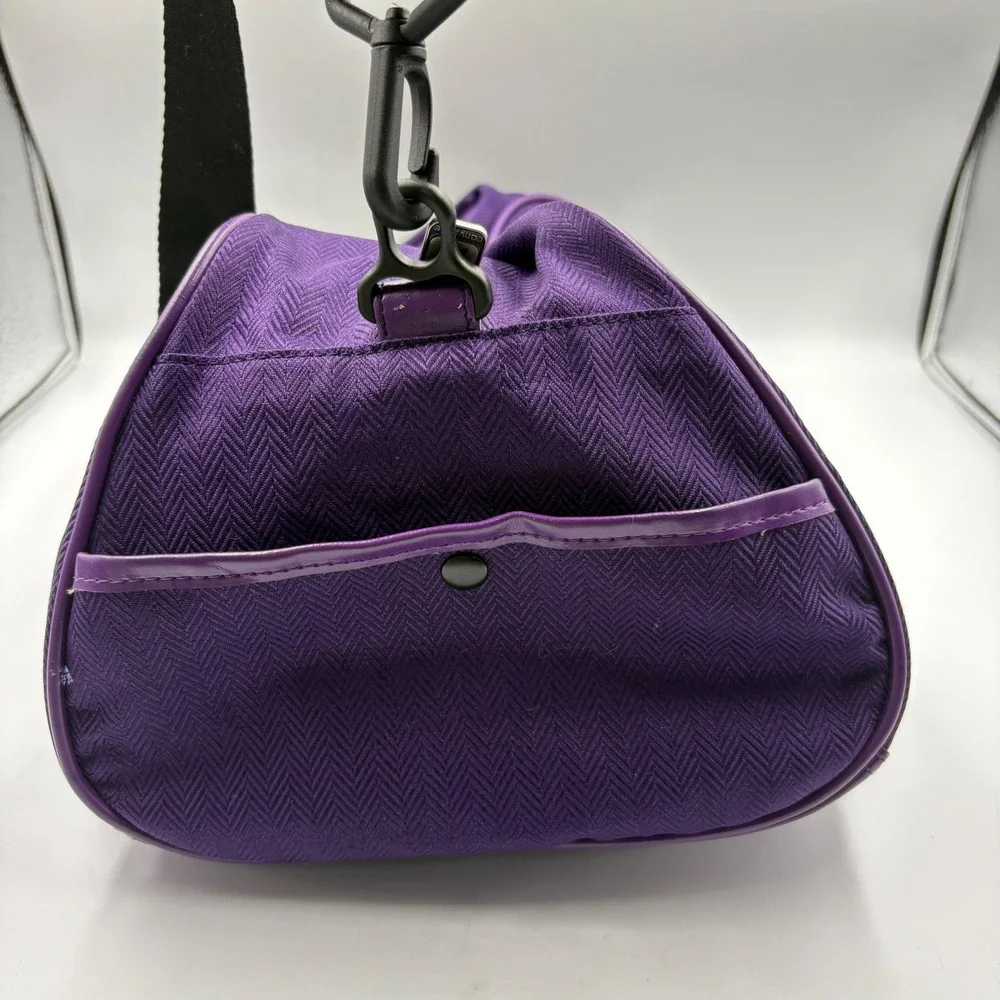 Converse Duffel Bag Unisex Purple Good Herringbone Chuck Taylor 410350
